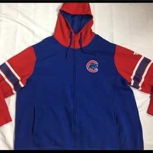 Chicago Cubs Iconic Fleece Full-Zip Hoodie